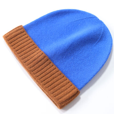 Professional Beanie Manufacturer New Design Custom Beanie Hat Warm Cotton Cuffed Winter Hats with Logo