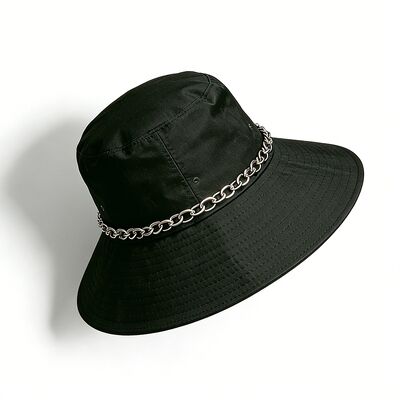100% Cotton Wide Brim Fisherman Bucket Hat with Custom Logo for Outdoor Sun Protection