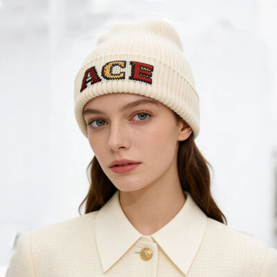 Customizable wool beanie hats providing natural insulation and classic look perfect for winter apparel collections