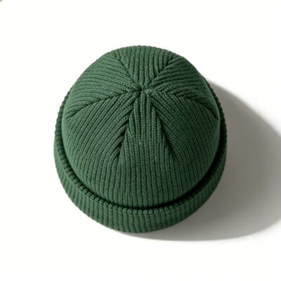 Custom Embroidery Knit Beanie Hat with Adult Circumference and Acrylic Material for Winter Warmth