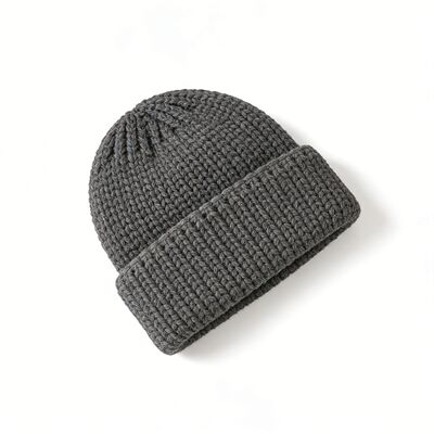 Custom Logo Unisex Knit Beanie Hat with High-Quality Acrylic for Winter Warmth and Style