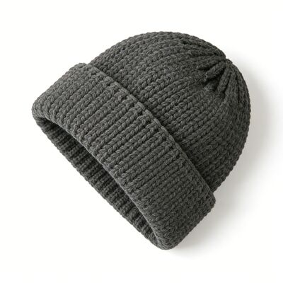 Custom Logo Unisex Knit Beanie Hat with High-Quality Acrylic for Winter Warmth and Style