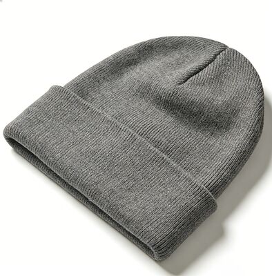 Custom Design Options Lightweight Breathable Merino Beanie Hat for Winter and Corporate Branding