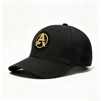 Lightweight Breathable Adjustable Golf Hat with Customizable Flat Embroidery for Summer Golf