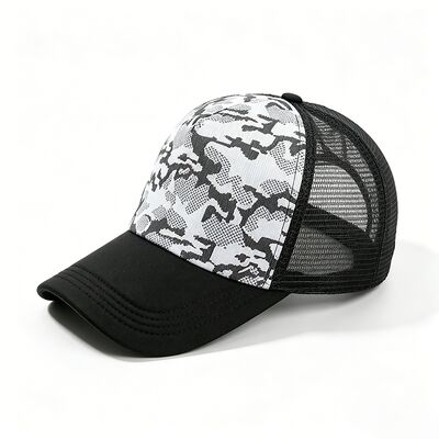 High Profile trucker cap adjustable snapback breathable mesh design perfect for all season outdoor and indoor activities