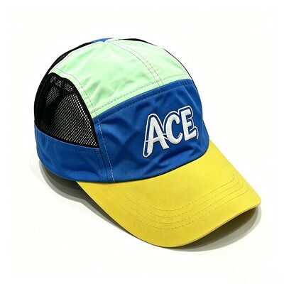 Unisex camper cap featuring hook and loop strap closure breathable adjustable headwear perfect for camping hiking and outdoor