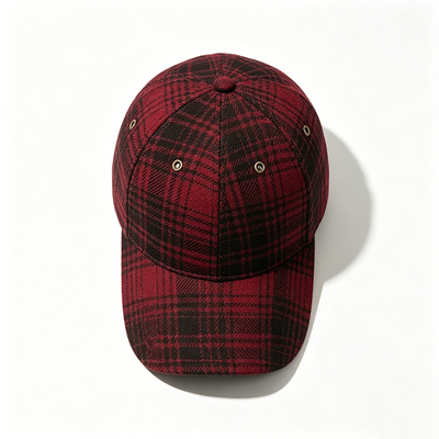 Customizied Six Panel Baseball Cap Approximately 100 Grams Breathable Material Provides Ventilation and Sweat Absorption