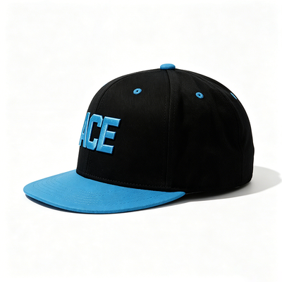 Unisex snapback caps cotton customizable logo embroidery perfect for retail distribution and marketing campaigns