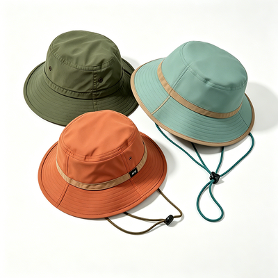 Custom Logo Leisure Bucket Hat Highlighting 20 Years Cap Experience Suitable for Sun Protection and Fashion Statements