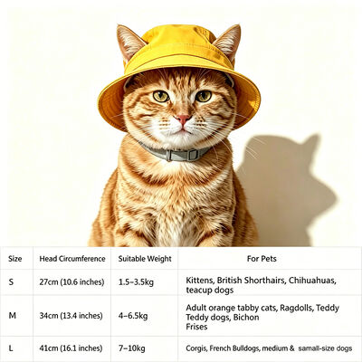 Cotton Cozy Cat Cap Featuring Velcro Strap Closure Perfect for Professional Pet Care Veterinary Hospitals and Retailers