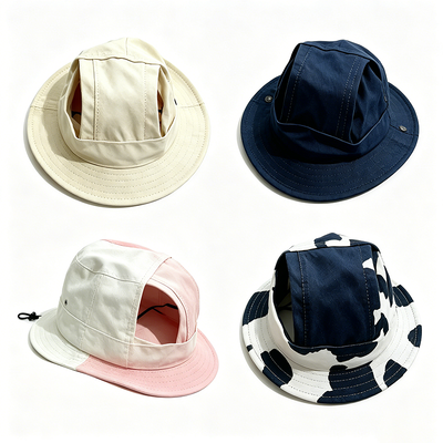 Cotton Cozy Cat Cap Featuring Velcro Strap Closure Perfect for Professional Pet Care Veterinary Hospitals and Retailers