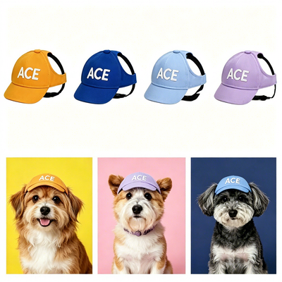 Non toxic and eco friendly materials Stylish Dog Hat 50 grams lightweight durable comfortable for pet outdoor activities