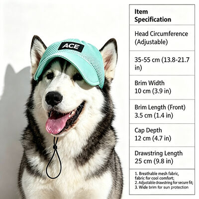 Outdoor And Indoor Pet Hat Suitable For Small Dogs Package Includes 1 X Pet Hat Adjustable Strap For Secure Fit
