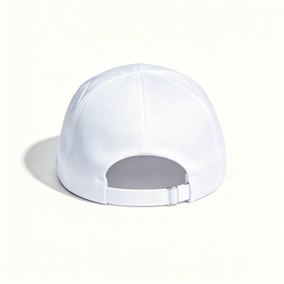 Breathable Sport Polyester Sweatband Metal Strap Cap Unstructured Comfortable Adjustable Casual Hat for Outdoor Activities