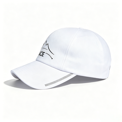 Breathable Sport Polyester Sweatband Metal Strap Cap Unstructured Comfortable Adjustable Casual Hat for Outdoor Activities
