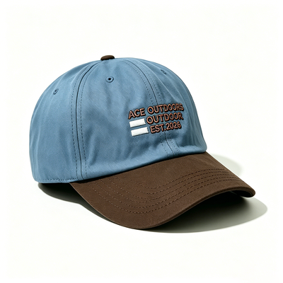 Sports Dad Hat with 100% Cotton Twill Adjustable Metal Clasp Buckle and Breathable Lightweight Design