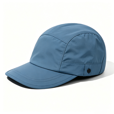 Customized 5 Panel Camper Hat with Sports Mesh Sweatband and Breathable Mesh for Outdoor Activities