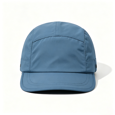 Customized 5 Panel Camper Hat with Sports Mesh Sweatband and Breathable Mesh for Outdoor Activities