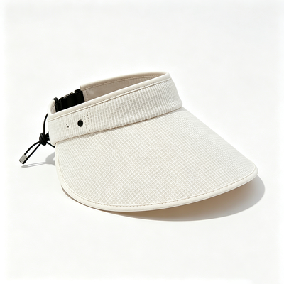 Adjustable Strap Sun Visor Cap Offering 7.5 Inches Visor Width and Length Ideal for Sun Protection During Outdoor Workouts