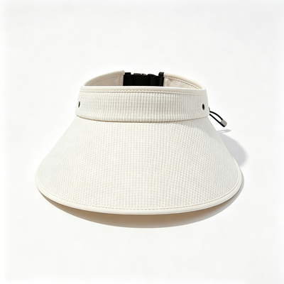 Adjustable Strap Sun Visor Cap Offering 7.5 Inches Visor Width and Length Ideal for Sun Protection During Outdoor Workouts