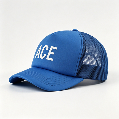 Velcro Back Closure Trucker Cap Featuring Durable Mesh Back Country of Origin Varies By Ideal for Corporate Gifts