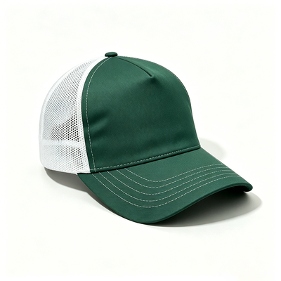 Oem Offered 5 Panel Trucker Cap Durable 5 Panels Design Mesh Back Trucker Hat Ideal for Casual Wear and Corporate Events