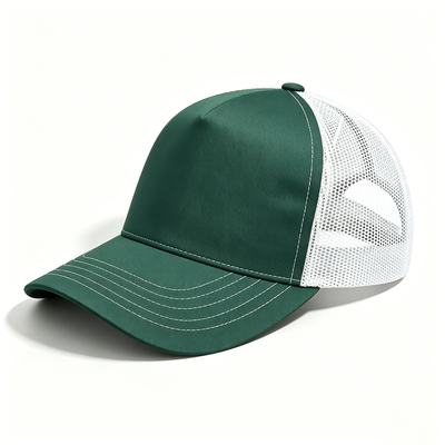 Oem Offered 5 Panel Trucker Cap Durable 5 Panels Design Mesh Back Trucker Hat Ideal for Casual Wear and Corporate Events