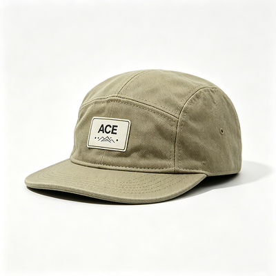 Customized unisex camper hat perfect for hiking camping and casual wear made from lightweight breathable fabric