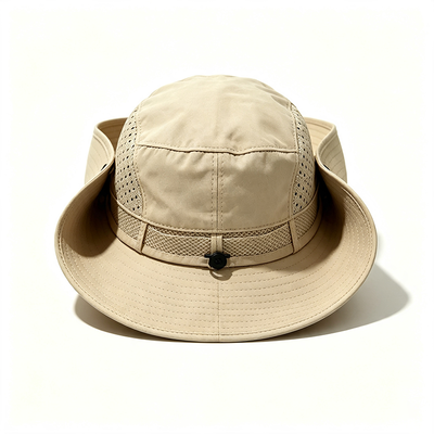 Lightweight Breathable Outdoor Boonie Hat with Wide Brim Sun Protection for Hiking Camping and Fishing