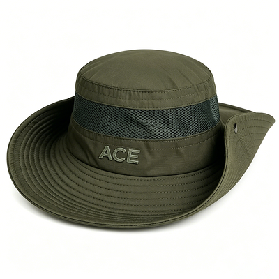 UPF 50 Military Tactical Boonie Hat with 3" Wide Brim and Cotton/Polyester Blend for Outdoor Adventures
