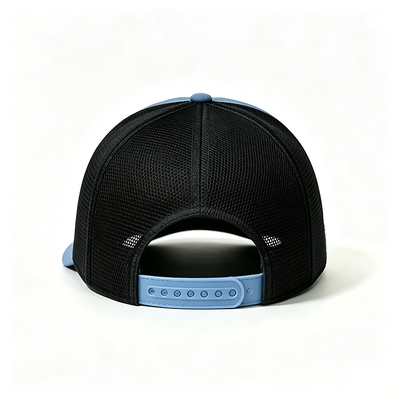 Polyester 6 Panel Trucker Cap Trendy Trucker Style Mesh Back Snapback Hat Designed for Versatile Outdoor and Casual Wear
