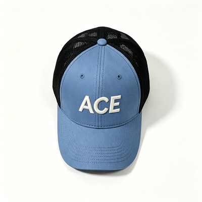 Polyester 6 Panel Trucker Cap Trendy Trucker Style Mesh Back Snapback Hat Designed for Versatile Outdoor and Casual Wear