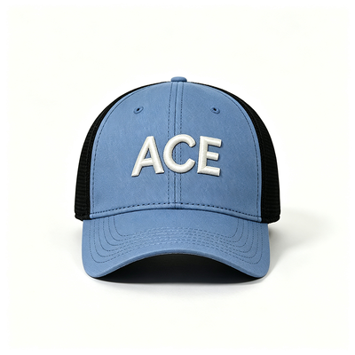 Polyester 6 Panel Trucker Cap Trendy Trucker Style Mesh Back Snapback Hat Designed for Versatile Outdoor and Casual Wear