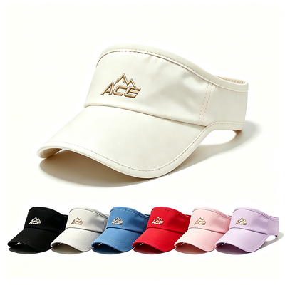 7.5 Inches Visor Length Sun Visor Cap Featuring Velcro Closure and Adjustable 22 Inches Strap Length for Comfortable Fit