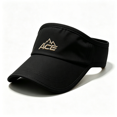 7.5 Inches Visor Length Sun Visor Cap Featuring Velcro Closure and Adjustable 22 Inches Strap Length for Comfortable Fit