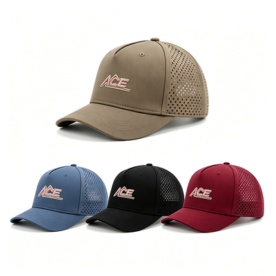 Unisex Six-Panel Baseball Cap With 6 Eyelets Breathable Lightweight Design Perfect For Sports Casual Wear And Everyday