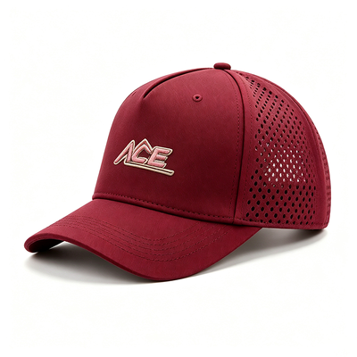 Unisex Six-Panel Baseball Cap With 6 Eyelets Breathable Lightweight Design Perfect For Sports Casual Wear And Everyday