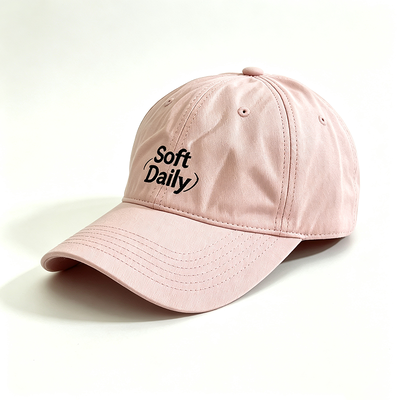 6 Panel Sports Dad Hat with 100% Cotton Twill and Adjustable Strap for Comfortable Fit