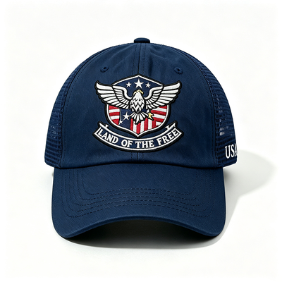 Trucker Snapback Trucker Cap Customize Eyelets Adjustable Mesh Back Hat Perfect for Outdoor Activities Casual Wear and Events