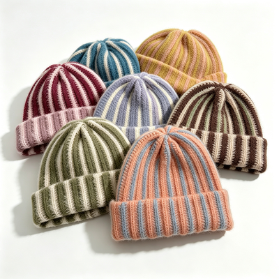 Common Fabric Knit Beanie Hats Constructed with Acrylic Including Embroidery Jacquard Blank Styles