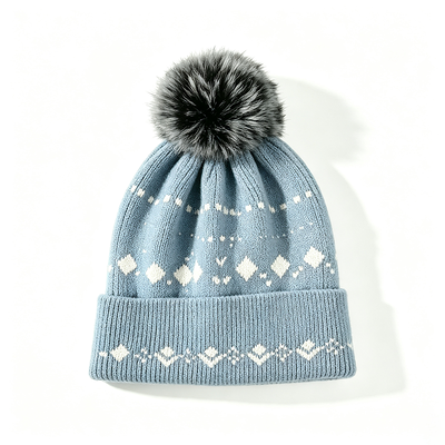 OEM Knit Beanie Hats featuring Acrylic materials designed for Winter season warmth and cozy fit
