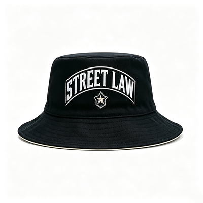 100% Cotton Recycled Fabric Fisherman Bucket Hat with One Size Crown for Outdoor Sun Protection