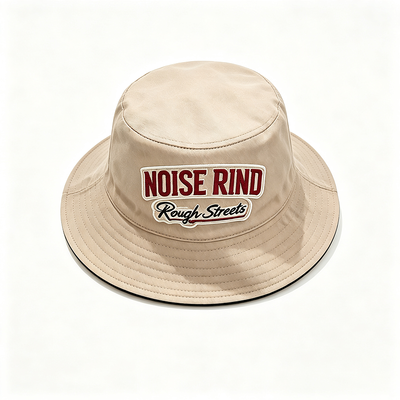 100% Cotton Recycled Fabric Fisherman Bucket Hat with One Size Crown for Outdoor Sun Protection