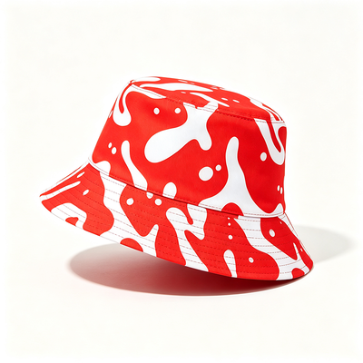100% Polyester Lining Wide Brim Fisherman Bucket Hat with One Size Crown for Fishing and Outdoor Activities