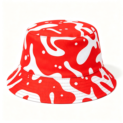 100% Polyester Lining Wide Brim Fisherman Bucket Hat with One Size Crown for Fishing and Outdoor Activities