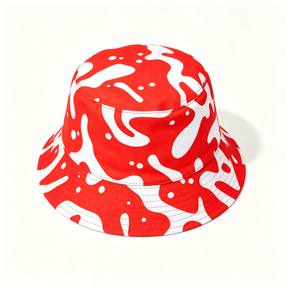 100% Polyester Lining Wide Brim Fisherman Bucket Hat with One Size Crown for Fishing and Outdoor Activities