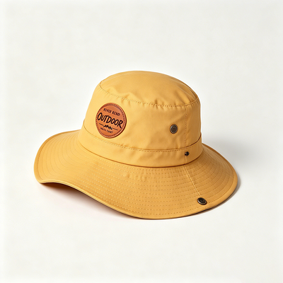 20 Years Cap Experience Lightweight Breathable Fisherman Bucket Hat with 100% Cotton Lining for Outdoor Fishing