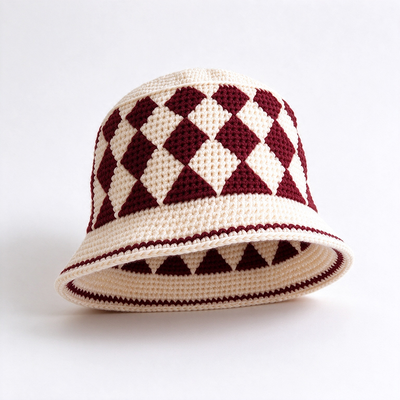 Cotton Yarn Lining Fishing Bucket Hat Recycle Environmentally Friendly Fabric Suitable for Fishing Hiking Camping