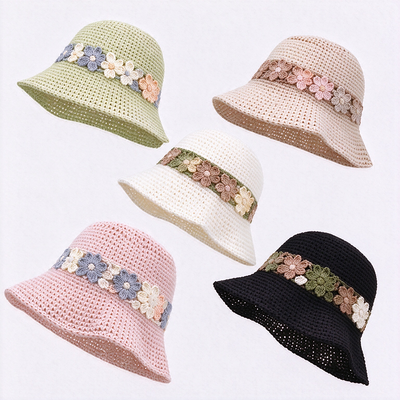 Cotton Yarn Lining Fisherman Bucket Hat Adult Ace Group Stylish Practical Headwear Perfect for Outdoor Sports and Travel
