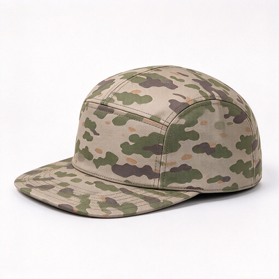 With Lining Durable Construction Lightweight Breathable 5 Panel Camper Hat and 5 Panel Camp Cap for Outdoor Enthusiasts